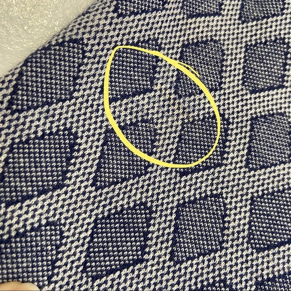 Pure Collection Blue Geometric Print Button Blazer - Picture 10 of 10